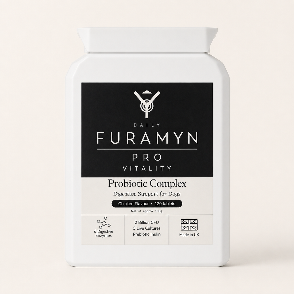 Furamyn Daily Pro Vitality — front of bottle, 120 tablets